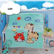 46  1PC Thicken Cartoon Printing Air Conditioning Blanket for Baby Sleeping 2024 - buy cheap