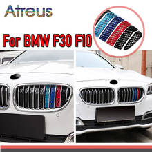 Atreus 1 conjunto para bmw f30 f10 f11 f31 3 série 5 anti-mosquito 3d carro grade dianteira guarnição tiras esporte capa m acessórios de energia 2024 - compre barato