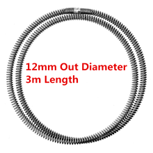 1PCS 3m Length 10mm Out Diameter Household Kitchen Pipeline Dredge Device Handle Drain Cleaning Tool Extension Spring Connector 2024 - buy cheap