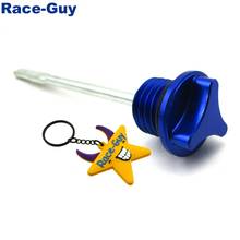 Dipstick de óleo de motor para motocicleta, cnc azul dip vara de óleo de motor para motocicleta pit dirt bike 50cc 90cc 110cc 125cc 140cc 150cc 160cc 2024 - compre barato