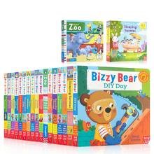 17 Books/Set Bizzy Bear English Board Book Children Early Educational Picture Story Flap Handle Book 18*18CM for 2-6 Years Kids 2024 - buy cheap