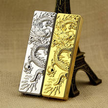 Unusual Luxury Torch Turbo Gold Lighter Embossed Dragon Metal Gas Pipe Compact Lighter Jet Butane Cigar Cigarettes Lighter Retro 2024 - buy cheap