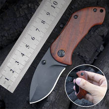 Cuchillo plegable de bolsillo pequeño, herramienta EDC afilada de acero 440C, con mango de estado de ánimo, para supervivencia al aire libre, envío gratis 2024 - compra barato