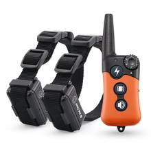 Petrainer 619A-2 Rechargeable and Waterproof Dog Training Collar Vibration and Shock Electric Collar For 2 Dogs 2024 - buy cheap