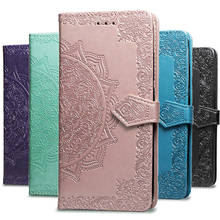 Capa de couro de mandala para xiaomi, capinha flip de couro para xiaomi redmi 8 7a 6 6a 5 plus 4a note 8t 5a 4 4x 5 6 7 8 pro 3s go mi a3 a1 a2 lite redmi 8a 2024 - compre barato