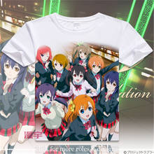 Love live! School Idol Project Honoka Kosaka Eli Ayase Kotori Minami Cosplay Costume Cloth Adult Kids Child Short Sleeve T-shirt 2024 - buy cheap