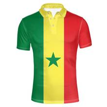 SENEGAL youth diy free custom made name number sen Polo shirt nation flag sn french country college print photo logo clothes 2024 - buy cheap