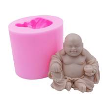 Religion Buddha Candle Wax Mold Soap Mold Silicone Molds for Soap Candle Making Decorating Gypusm Plaster Resin Crafts Mold 2024 - buy cheap