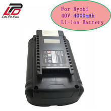 Para Ryobi OP4050 OP4026 40V 4.0Ah Li-Ion Ferramenta de Poder Da Bateria Recarregável Batteria RY40210 RY40200 RY40204 RY40610 RY40403 RY4050 2024 - compre barato