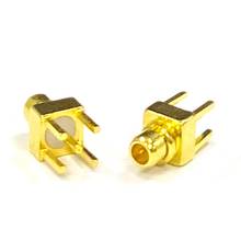 1PC NEW  MMCX  Male Plug  RF Coax Connector  PCB Mount Through Hole Straight  Goldplated Soldering Terminal 2024 - buy cheap