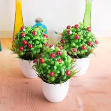 Simulation Potted Plants Fake Plant Flowers Realistic Plastic Artificial Bonsai Ornament for Home Garden Decor Party Hotel Decor 2024 - buy cheap