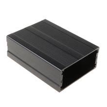 Black 100x76x35mm Corrosion Resistant Aluminum  Split Body Aluminum Box Enclosure Case Project Electronic DIY 2024 - compre barato