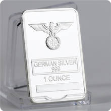 Rare 1 Ounce German Silver 999 Liberty Eagle Totem Silver Plated Cross Bar with Acrylic Protection Capsules 2024 - buy cheap