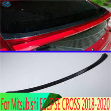 Para mitsubishi eclipse cruz 2018 2019 estilo de fibra carbono lateral janela traseira spoiler capa guarnição moldagem decore 2024 - compre barato