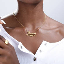 Collares personalizados collares de nombre joyería personalidad carta gargantilla collares con nombre para mujeres niñas madre 2024 - compra barato