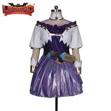 Cosplay legend LOL Seraphine Cosplay Costume Hero Master Costume Suit Girls Women Stage Bling Dress Custom Made H001 2024 - buy cheap
