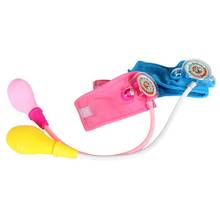Детская модель семейный врач игрушка маленькая медсестра Мини Измеритель кровяного давления для маленьких мальчиков девочек забавная игра косплей ролевые 2024 - купить недорого