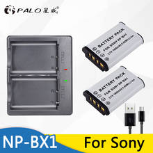 Paquete de batería de 2 piezas NP-BX1 NP BX1 NPBX1 + cargador de batería Dual para Sony NP-BX1 AS15 AS100V HDR-AS200v X1000V WX350 RX1 2024 - compra barato