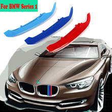 3Pcs New For BMW 1 Series 1 F20 F21 F40 F52 E81 E87 E88 E82 Car Front Grill Trim Grille Stripes Cover M Power Accessories 2024 - buy cheap