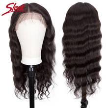 Sleek Brazilian Remy 13x4 Lace Front Human Hair Wigs Side Lace Wig Body Wave Human Hair Wigs Pre Plucked Hairline With Baby Hair 2024 - buy cheap