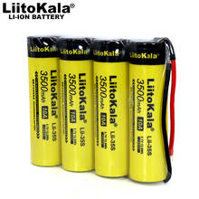 LiitoKala-batería de litio recargable Lii-35S 1S4P, 3,7 V, 18650, 3500mAh x 4, 14A, 14000mAh, adecuada para pesca/altavoces 2024 - compra barato