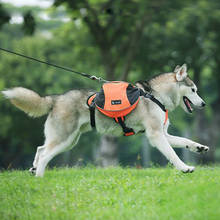 Поводок для собак K9 для больших собак поводок для домашних животных жилет для улицы для щенков маленькие поводки для собак аксессуары рюкзак для переноски py0025 2024 - купить недорого
