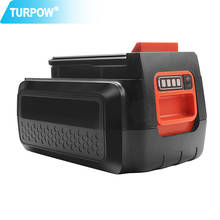 Turpow 3.0Ah 36V 40V LBX36 Recarregável Bateria Para Black & Decker LBXR36 BXR36 LST136 LST420 LST220 LST300 MTC220 MST1024 Bateria 2024 - compre barato