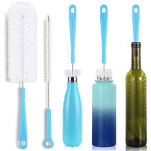 Conjunto de escova de limpeza de garrafas, de palha, escovas, limpador, pescoço, garrafa de cerveja, limpador de tampa de bico 2024 - compre barato