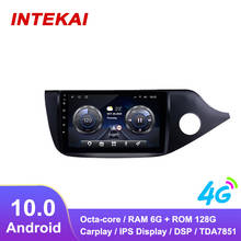 Radio con GPS para coche, reproductor multimedia con Android 10,0, 9 pulgadas, Unidad Principal estéreo, para Kia Ceed RHD 2012 2014 2024 - compra barato
