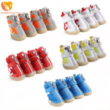 4pcs/set Pet Dogs Shoes Outdoor Sports Breathable Puppy Shoes Spring Summer Anti-slip Socks Footwear For Small Medium Dogs 2024 - buy cheap