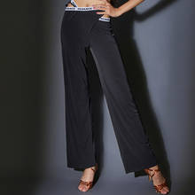 Latin Dance Pants Black Slim Trousers Salsa Ballroom Dancing Practice Clothes Adult Professional Latin Dancewear Women DQS2945 2024 - buy cheap