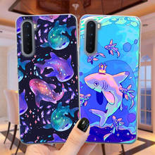 Cute Cosmic Whale Shark Soft Phone Case For Coque OnePlus Nord 7 8 Pro 7T 8T N100 N10 5G Transparent Silicone Cover 2024 - buy cheap