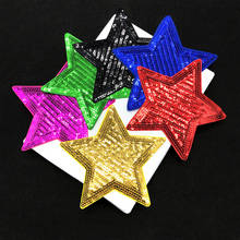 DIY ironing star Patches for clothing DIY iron on sequins parches star appliques embroidery for clothes 2024 - buy cheap