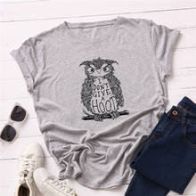 Women t-shirt 2019 New Harajuku Owl Printed Vogue t shirt Women Casual Tshirt Short Sleeve Tee Women Clothing Ladies tops Femme 2024 - buy cheap