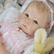 22 дюймов популярная Кукла reborn kit Maddie очень мягкие реалистичные настоящие прикосновения свежий цвет неокрашенные части куклы DIY игрушка 2024 - купить недорого