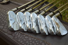 Новые клюшки для гольфа MC501, кованые клюшки для гольфа (4, 5, 6, 7, 8, 9 P) со стальным валом 2024 - купить недорого