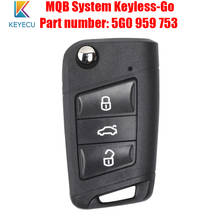 KEYECU Keyless-Go Smart Remote Key Fob MQB System 315MHz / 434Mhz ID48 for Volkswagen Golf 7 Tiguan, 5G0 959 753, 5G0959753 2024 - buy cheap