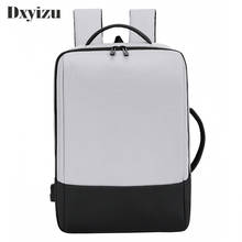 Mochila grande antifurto para laptop, mochila masculina e feminina com carregador usb para viagem e negócios 2024 - compre barato