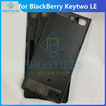 Capa para blackberry keytwo le key2 le, tampa traseira da porta de bateria, peça com logotipo top 2024 - compre barato