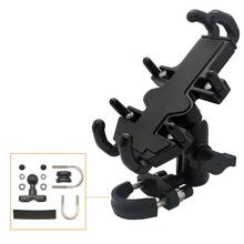 1 Set Universal 360 Degree Rotatable Motorbike Motorcycle Scooter Mobile Phone Holder Shockproof Cradle Clamp Mount for 4.7 to 2024 - buy cheap