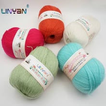 250g /lot Mink Cashmere wool crochet Baby yarn for knitting Hand thread to knit DIY thin weave line quality guarantee zl6597 2024 - buy cheap