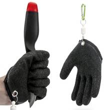 Guantes de pesca para pescar, protección de la mano contra pinchazos, raspaduras, pesca profesional, 1 unidad 2024 - compra barato