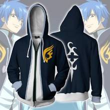 Hight Quality Anime FAIRY TAIL Jellal Fernandes Periphera Autumn Hoody With Zip Man Woman Cosplay Costume Periphera Coat 2024 - buy cheap