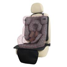 Чехол из искусственной кожи для автомобильного сиденья 123x48 см, коврики из ткани Оксфорд для детей, противоскользящий протектор для переднего и заднего сиденья с сумкой-органайзером 2024 - купить недорого