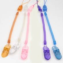 Baby Infant Toddler Dummy Pacifier Spring Soother Nipple Clip Chain Holder Strap newborn baby pacifier clip 2024 - buy cheap