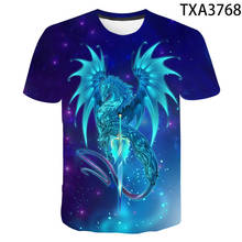 2020 New Dragon 3D Print T Shirt Men Women Children Casual Streetwear T-shirt  Summer Short Sleeve Tops Boy Girl Kids Cool Tees 2024 - buy cheap