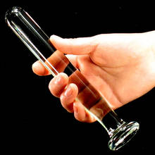 Cylindrical Transparent Glass Anal Dildo Penis Butt Plug Anus Dilator Stimulator Anal Plug Dildos For Women Adult Sex Toys 2024 - buy cheap