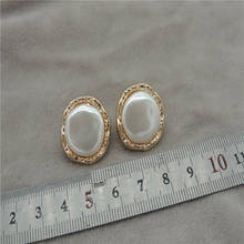 Aros Jewelry Manufacturers Selling Fashionable Joker Street Snap Alloy Heterosexual Women, Japan And South Pearl Earring H13  2024 - buy cheap