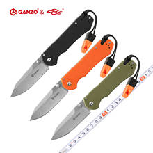 Ganzo-cuchillo plegable de bolsillo para exteriores, herramienta de supervivencia para acampar, 58-60HRC G7452 440C blade G10 2024 - compra barato
