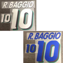Insignia de fútbol con estampado de Home Away Baggio Nameset #10 R.BAGGIO, 1994 2024 - compra barato
